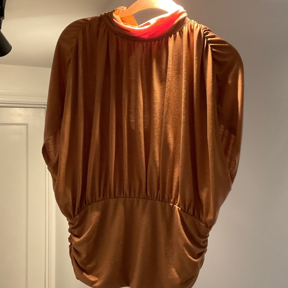 Maeve gold shimmer shirt